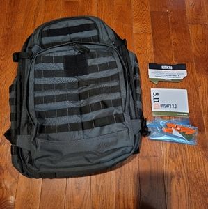 5.11 Rush 72 2.0 Double Tap Tactical Backpack 55L With Tags
